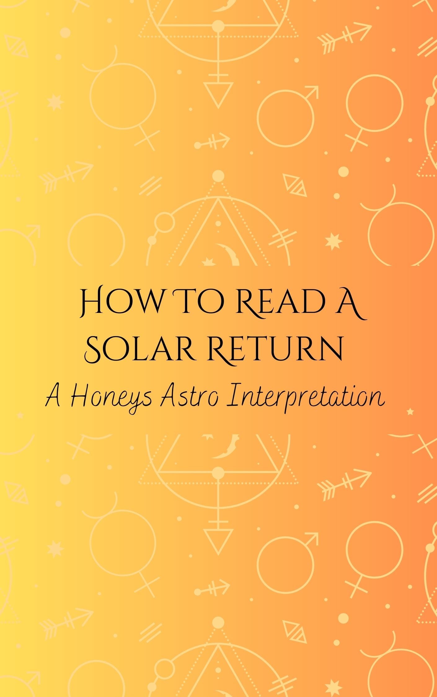How To Read A Solar Return Class